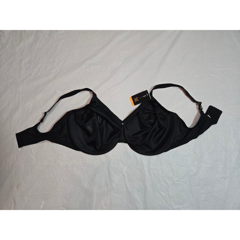 Wacoal Visual Effects Minimizer Bra Black Underwire 44DD 857109 New